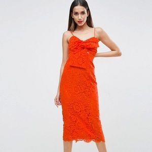 ASOS Design Lace Midi Dress (TALL BRAND)